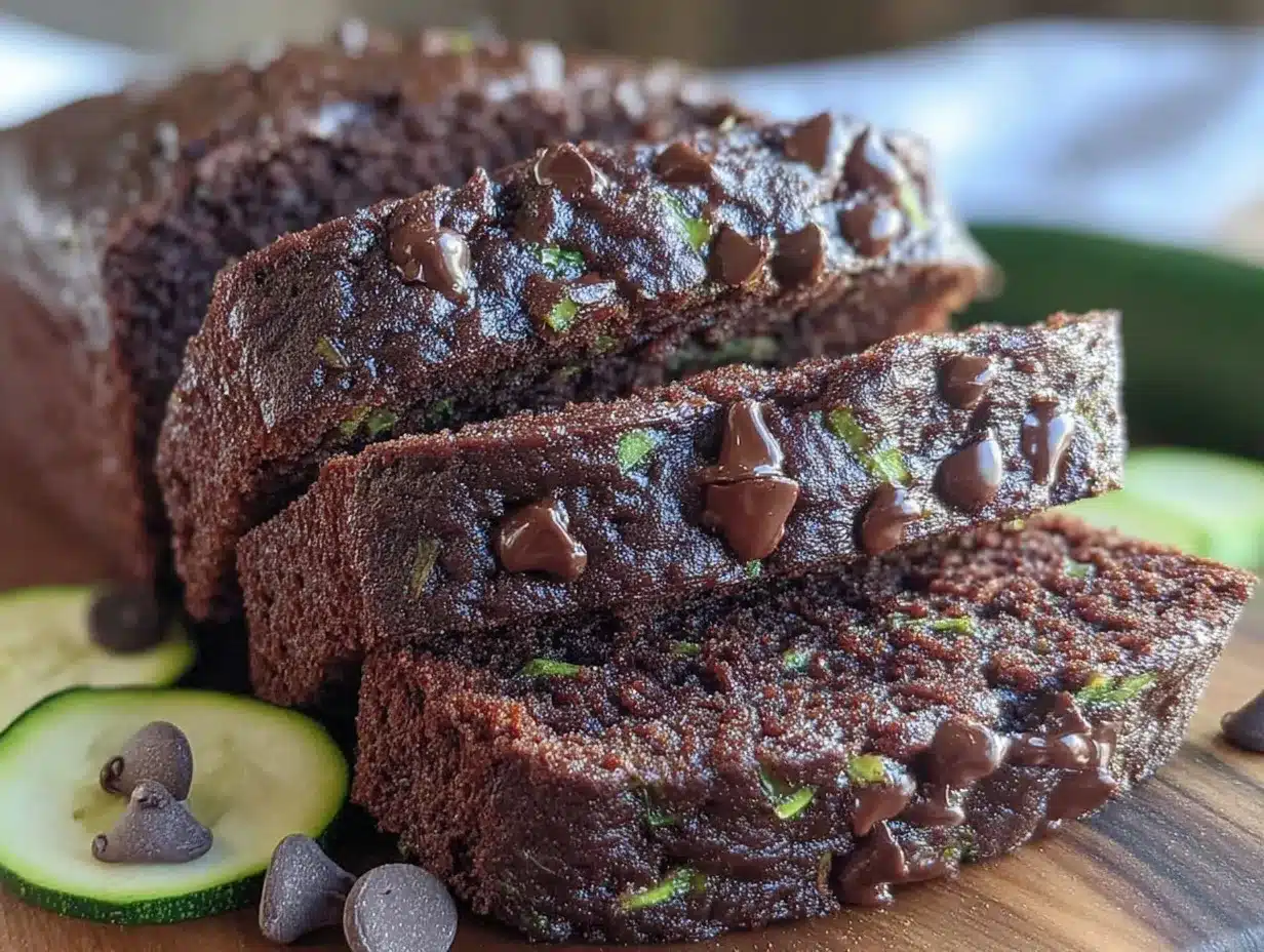 One-Bowl Double Chocolate Zucchini Bread Recipe Easy Super Moist Homemade 4 one-bowl double chocolate zucchini bread preparation steps