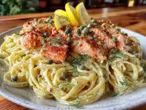 Home 7 one-pan creamy dill salmon pasta - featured image
