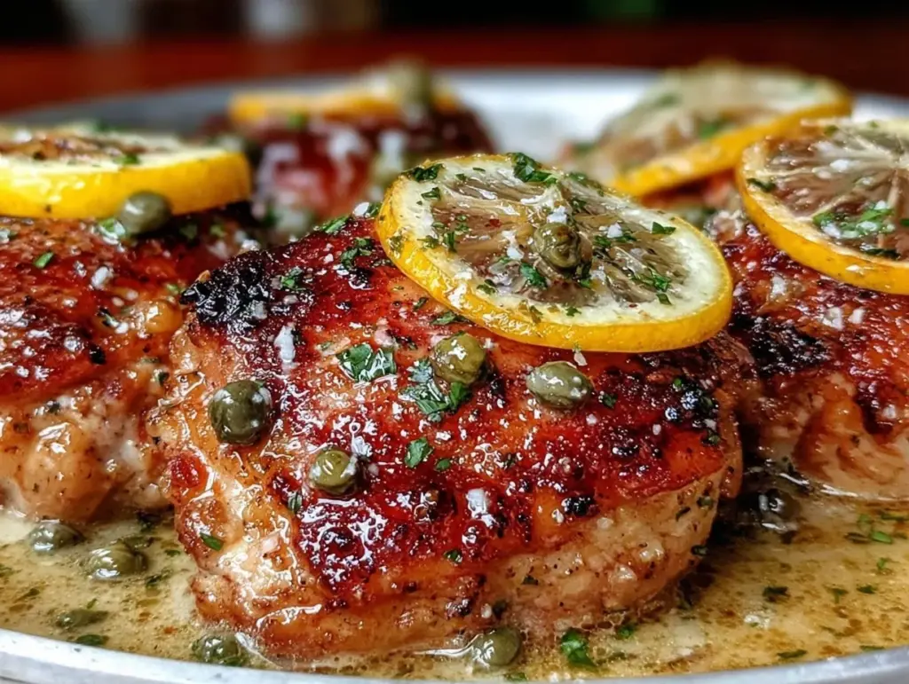 one-pan lemon butter chicken - featured image