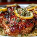 one-pan lemon butter chicken - featured image