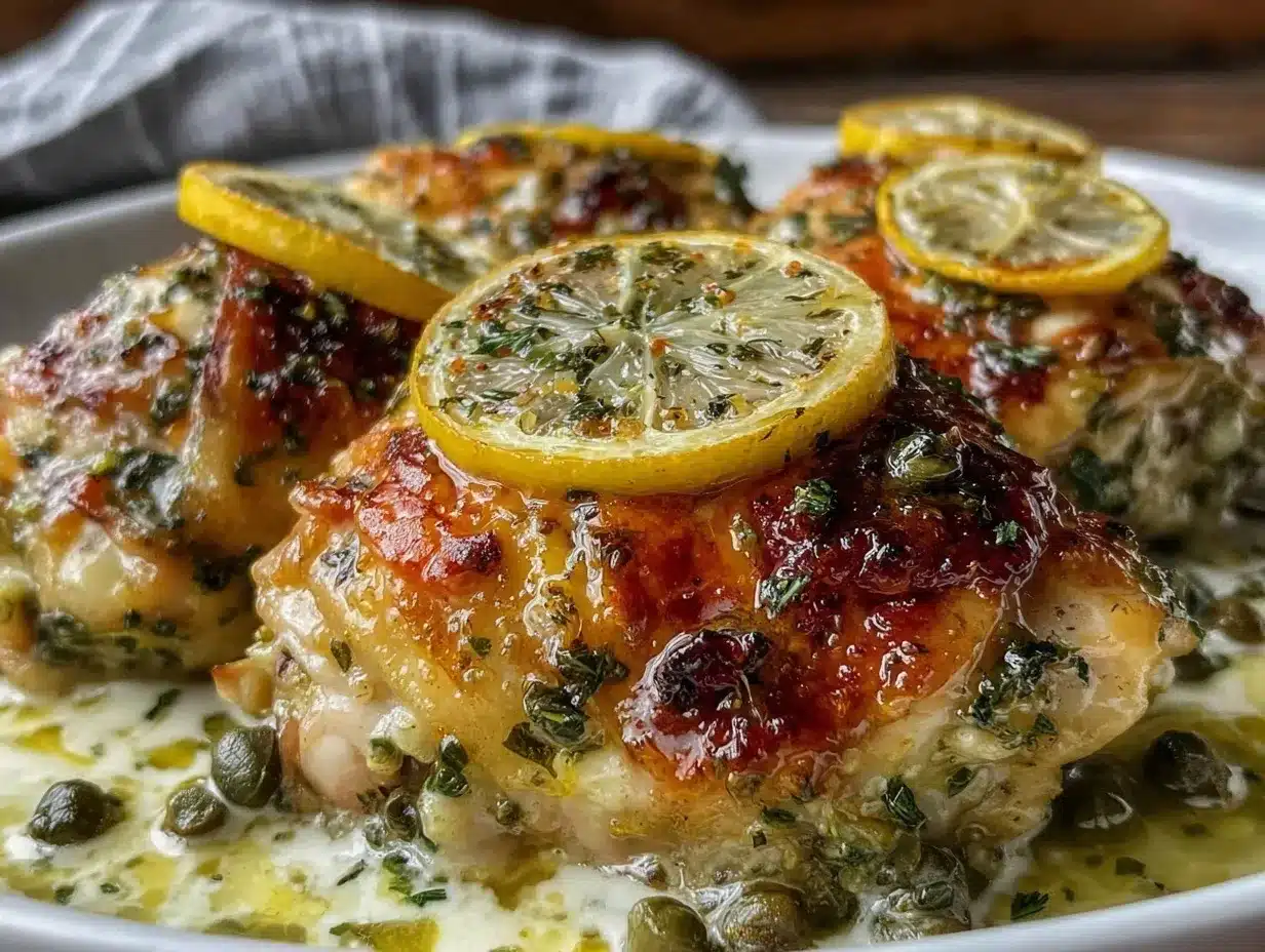 One-Pan Lemon Butter Chicken Recipe Easy Ready in 30 Minutes 4 one-pan lemon butter chicken preparation steps