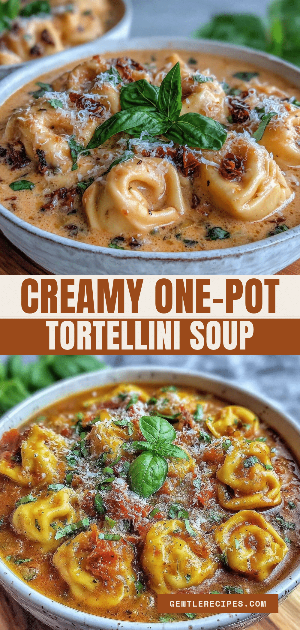 One-Pot Creamy Sun-Dried Tomato Tortellini Soup Recipe Ready in 30 Minutes 5 one-pot creamy sun-dried tomato tortellini soup recipe