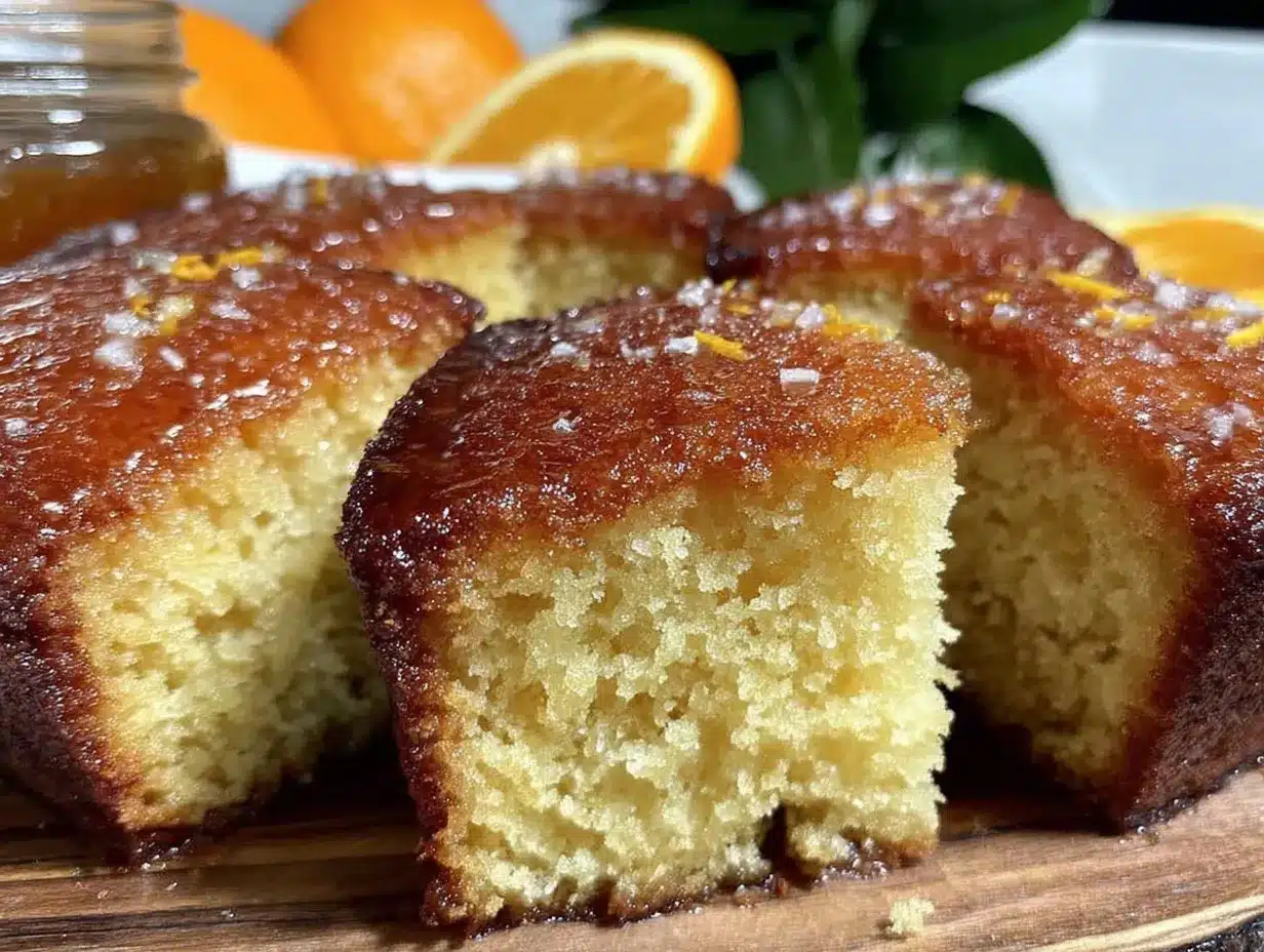 Orange Ginger Honey Cakes Recipe Easy Moist Tender Crumb Dessert 4 Orange Ginger Honey Cakes preparation steps