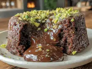 Home 5 pistachio chocolate lava cakes - featured image