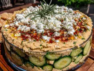 Home 7 Poolside Greek Dip with Hummus - featured image