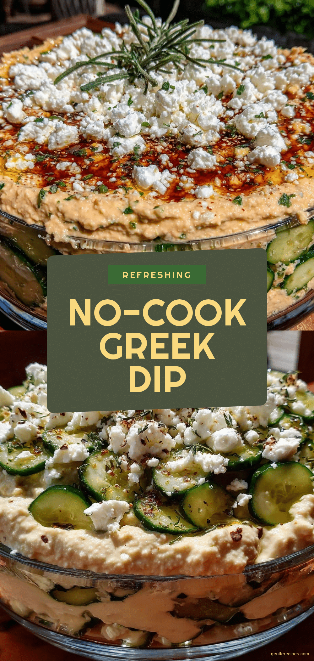 Poolside Greek Dip with Hummus Recipe Ready in 10 Minutes Easy and Delicious 5 Poolside Greek Dip with Hummus recipe