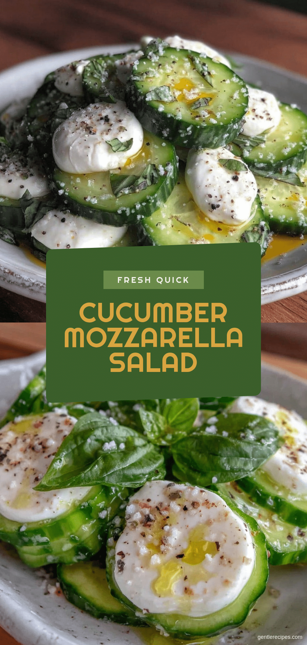 Quick Cucumber Mozzarella Salad Recipe Easy Fresh Snack in 15 Minutes 5 quick cucumber mozzarella salad recipe