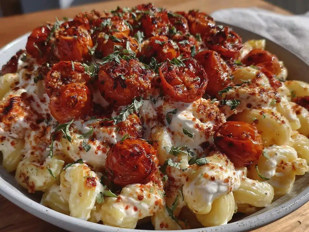 Roasted Tomato Ricotta Pasta Recipe Easy Fresh Herb Dinner in 30 Minutes 4 roasted tomato ricotta pasta preparation steps