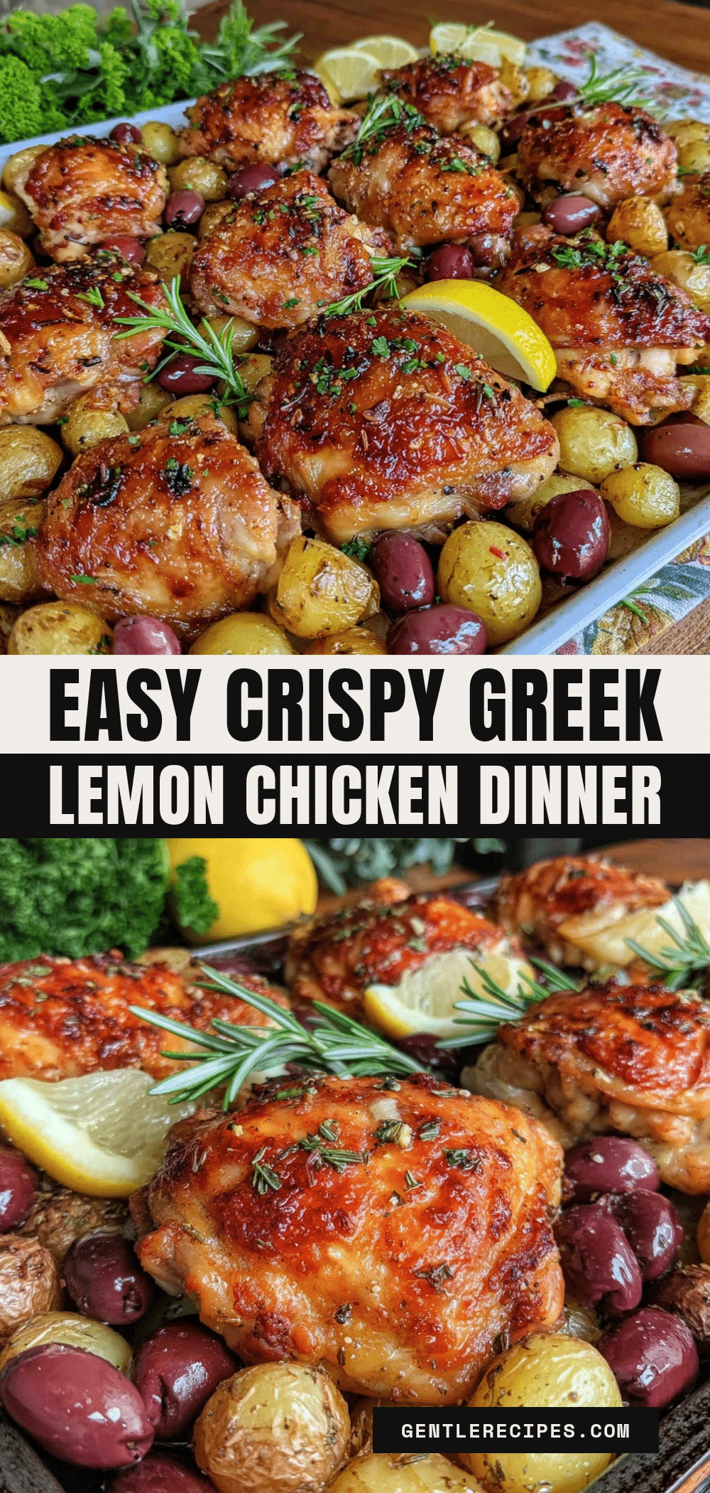 Sheet Pan Greek Lemon Chicken with Crispy Potatoes Easy Dinner Recipe 5 sheet pan greek lemon chicken recipe