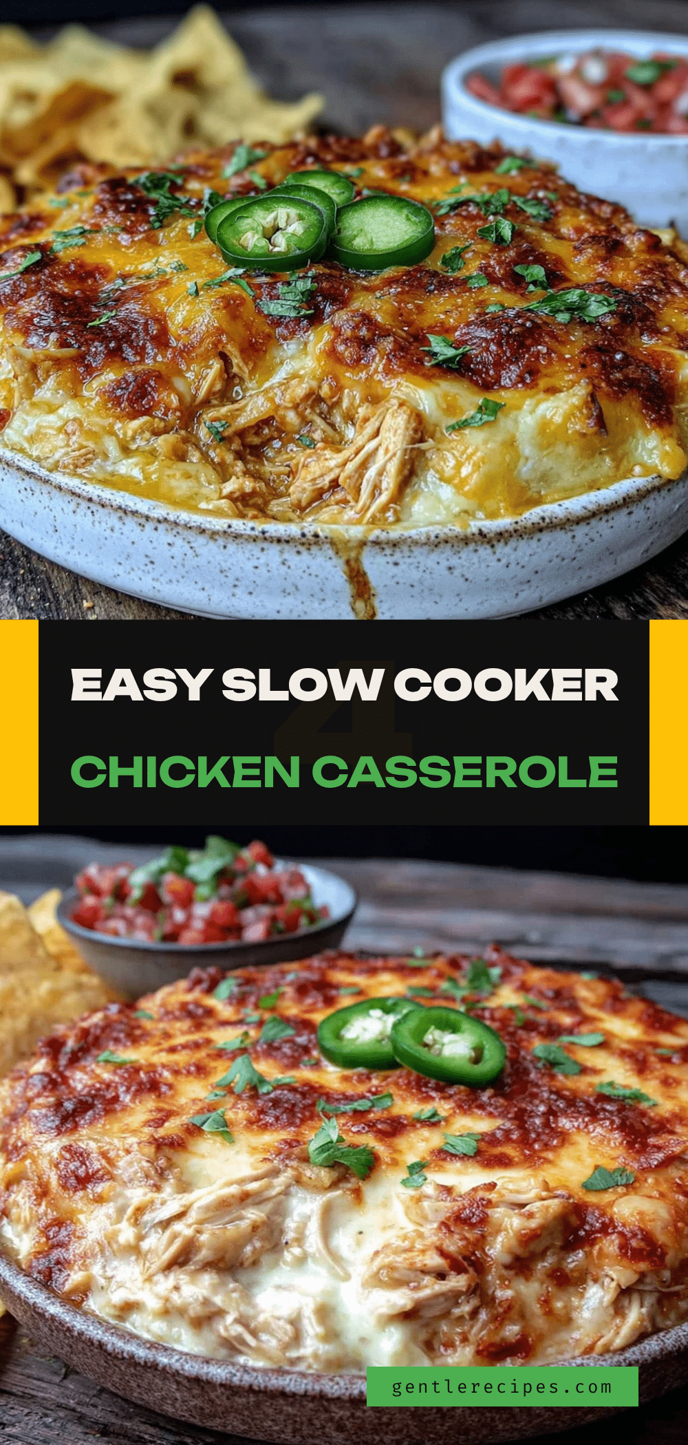 Slow Cooker Green Chile Chicken Enchilada Casserole Easy Recipe for Tender Flavor 5 slow cooker green chile chicken enchilada casserole recipe