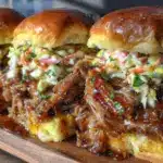 slow cooker pulled pork sliders - featured image