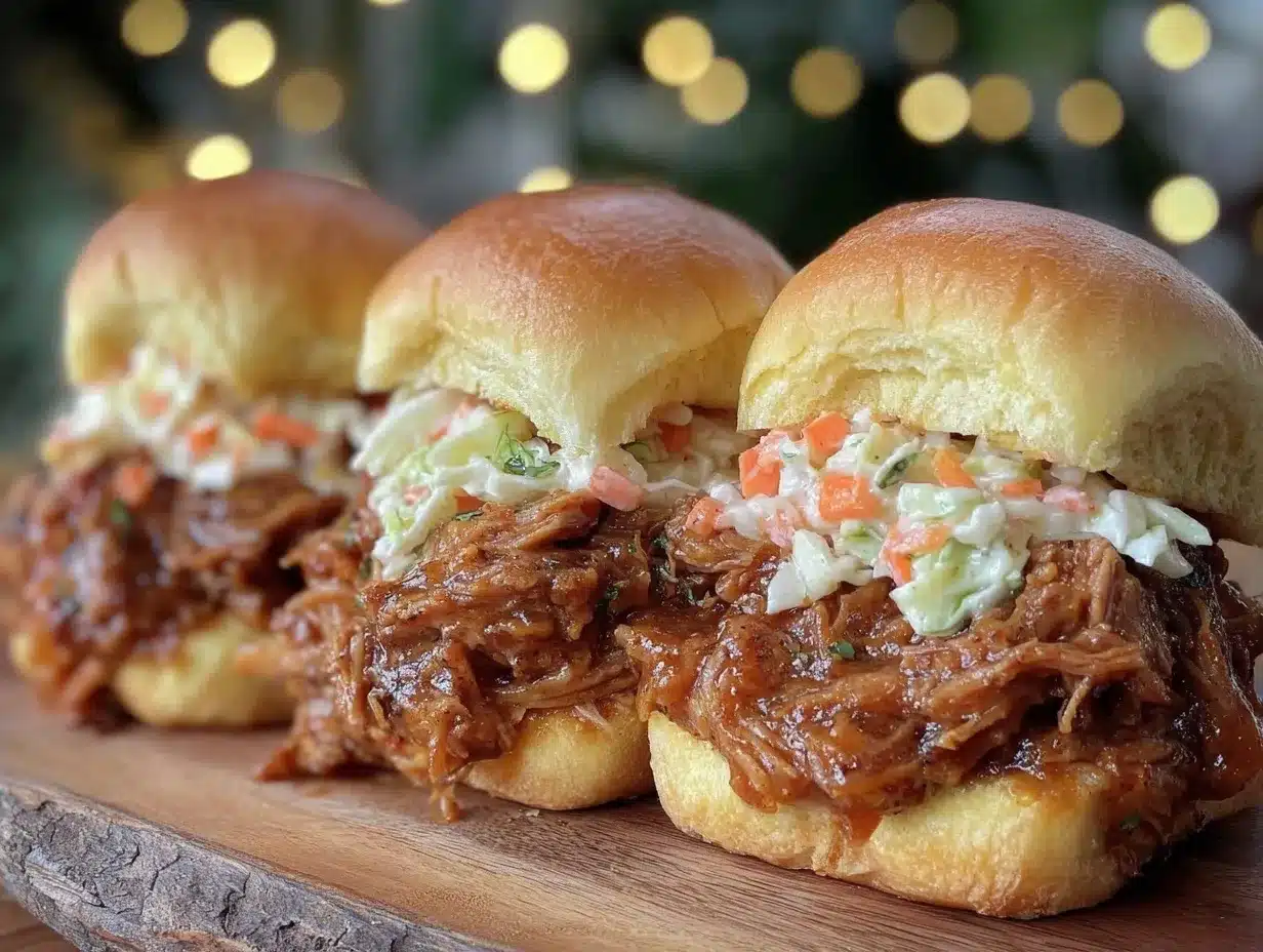 Slow Cooker Pulled Pork Sliders Easy Recipe for Memorial Day Crowd 4 slow cooker pulled pork sliders preparation steps