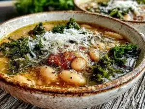Home 4 slow cooker white bean and kale soup - featured image