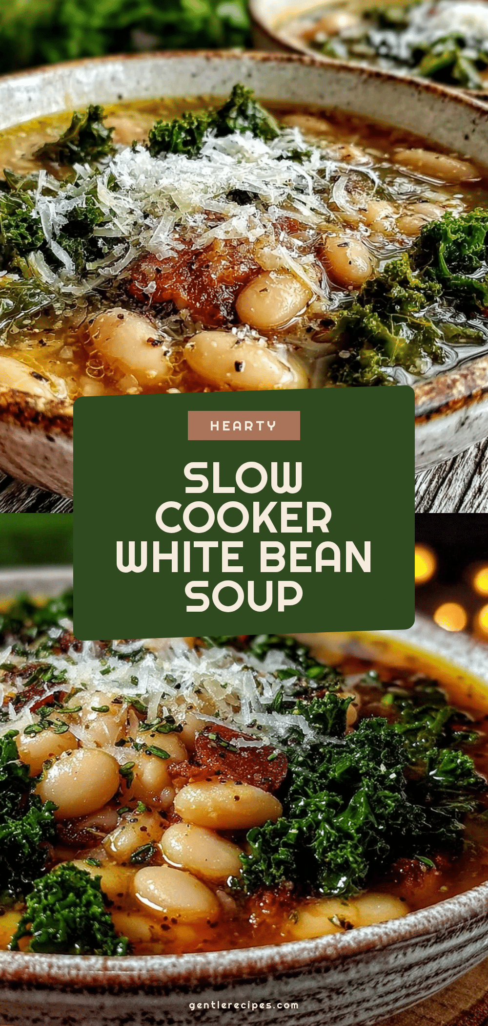 Slow Cooker White Bean and Kale Soup Recipe Easy Healthy Meal 5 slow cooker white bean and kale soup recipe