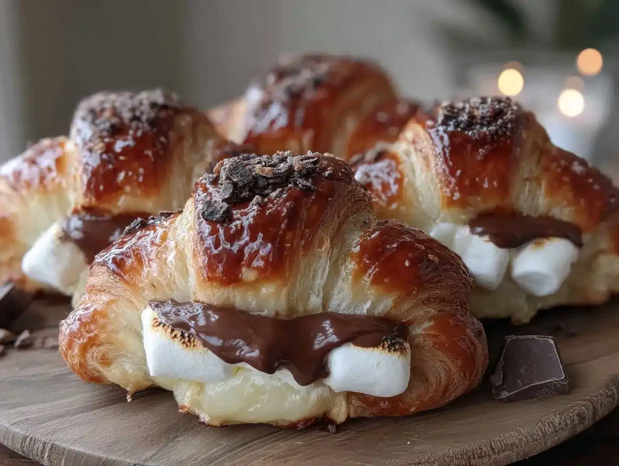 Smores Crescent Rolls Recipe Easy Melty Gooey Chocolate in 30 Minutes 4 smores crescent rolls preparation steps