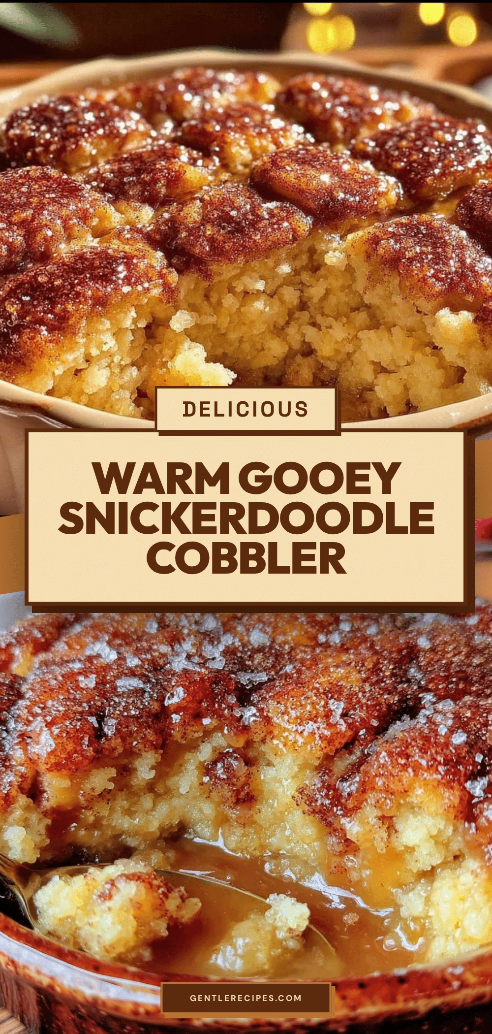Snickerdoodle Cobbler Recipe Easy Warm Gooey Dessert in 45 Minutes 5 snickerdoodle cobbler recipe recipe