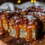 soft baked maple donut bars - featured image