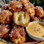 soft pretzel bites recipe - featured image
