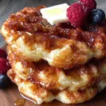sourdough discard waffles - featured image