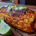 spicy chipotle grilled corn on the cob - featured image