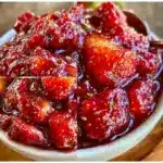 strawberry rhubarb sauce - featured image