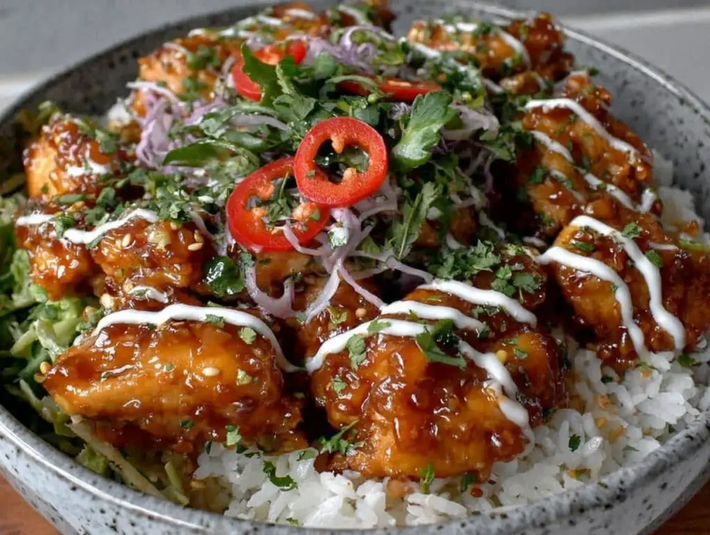 Sweet Chili Chicken Bowl - featured image