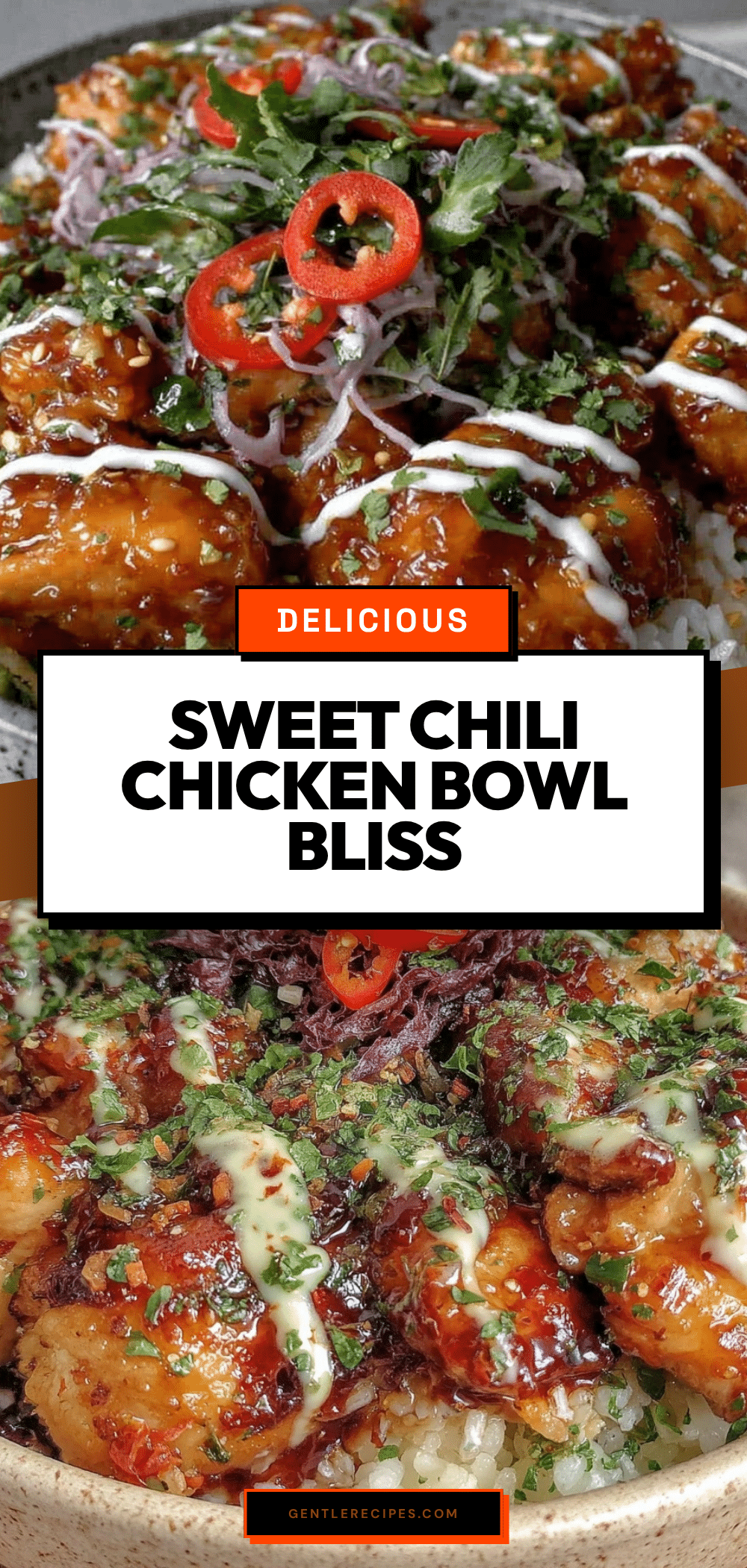 Sweet Chili Chicken Bowl Recipe with Coconut Lime Drizzle Ready Fast 5 Sweet Chili Chicken Bowl recipe