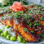 teriyaki salmon bowls - featured image