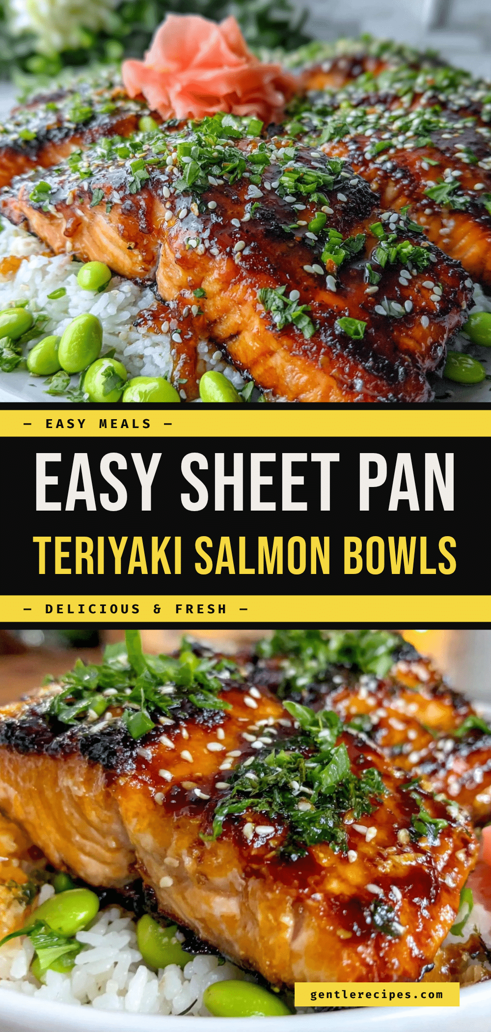 Teriyaki Salmon Bowls Recipe Easy 30-Minute Dinner Ideas 5 teriyaki salmon bowls recipe