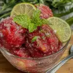 watermelon sorbet recipe - featured image