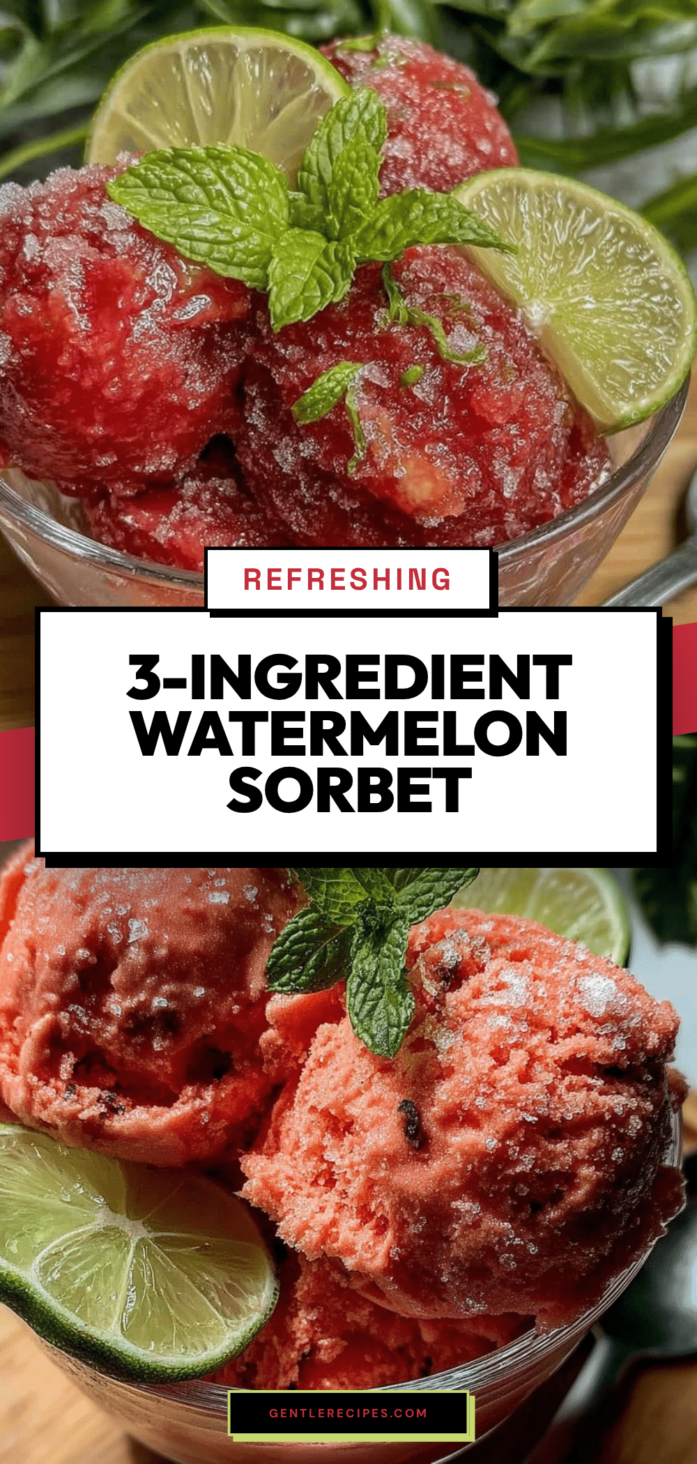 Easy Watermelon Sorbet Recipe 3-Ingredient Refreshing Summer Treat 5 watermelon sorbet recipe recipe