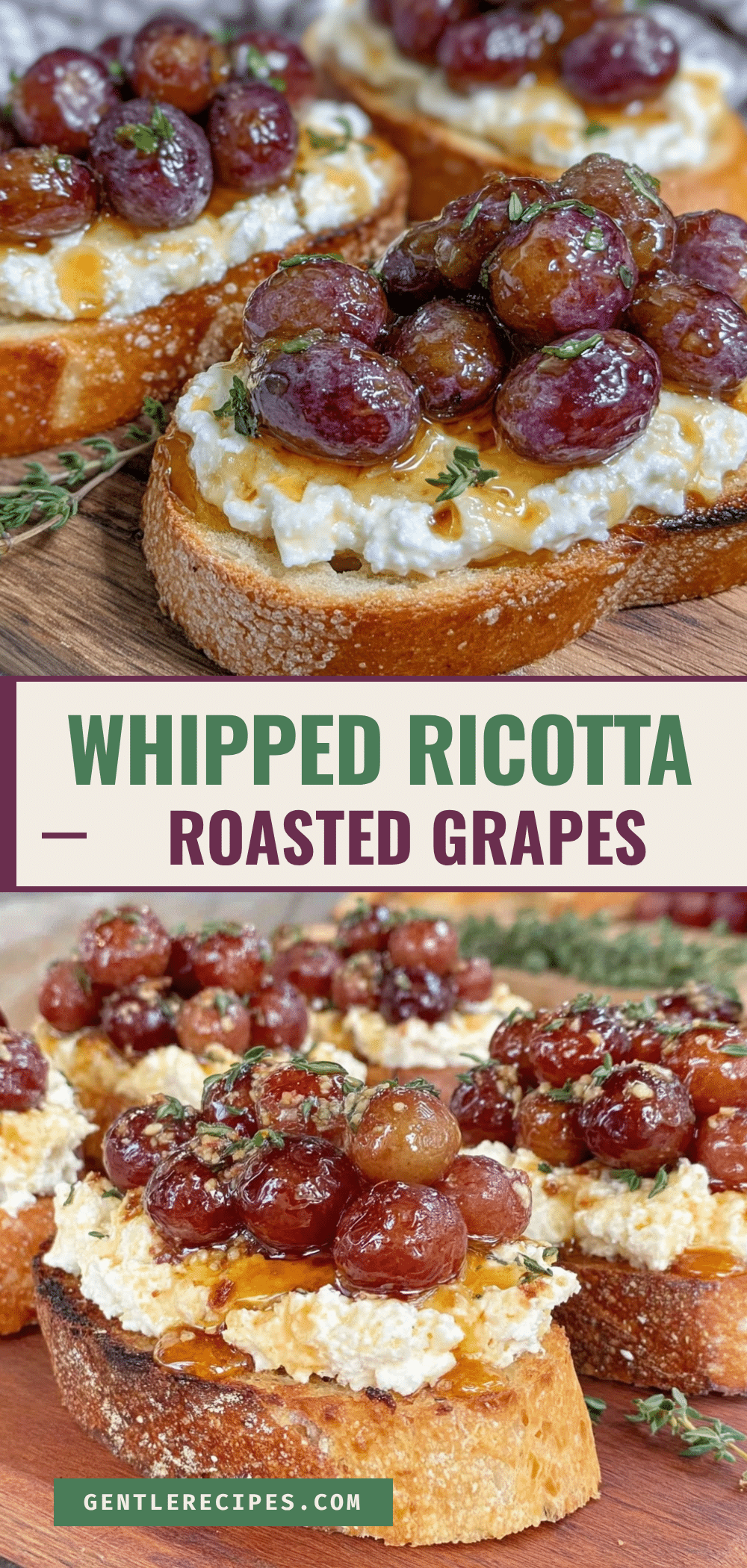 Whipped Ricotta Toast with Roasted Grapes and Honey Easy Recipe 5 whipped ricotta toast recipe