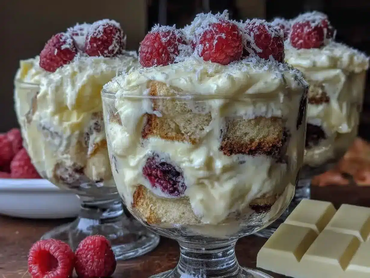 White Chocolate Raspberry Tiramisu Recipe Easy Creamy Dessert Ready in 30 Minutes 4 white chocolate raspberry tiramisu preparation steps