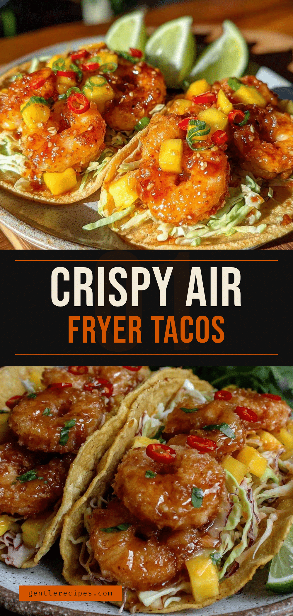 Air Fryer Bang Bang Shrimp Tacos with Easy Crispy Mango Slaw Recipe 5 Air Fryer Bang Bang Shrimp Tacos recipe