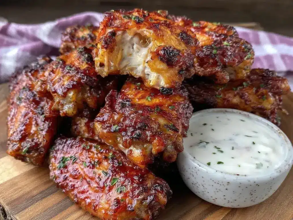 Home 1 air fryer chicken wings recipe - featured image