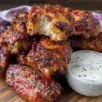air fryer chicken wings recipe - featured image