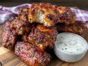 Home 4 air fryer chicken wings recipe - featured image