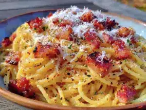 authentic italian carbonara recipe - featured image