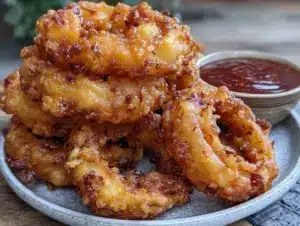 Home 6 beer-battered onion rings - featured image