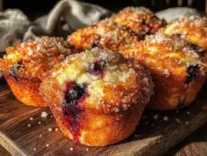 Home 6 blueberry lemon muffins - featured image