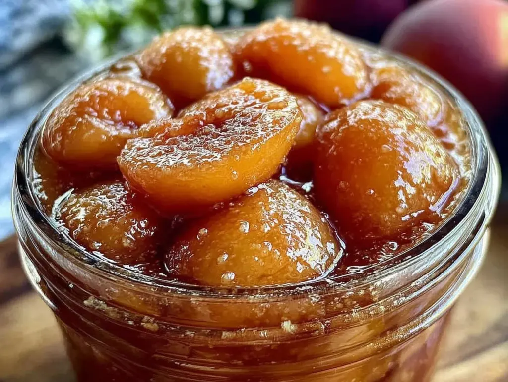 canning peaches in light vanilla syrup - featured image