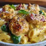 creamy sun-dried tomato chicken pasta - featured image