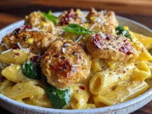 Home 5 creamy sun-dried tomato chicken pasta - featured image