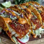 crispy oven-baked fish tacos - featured image