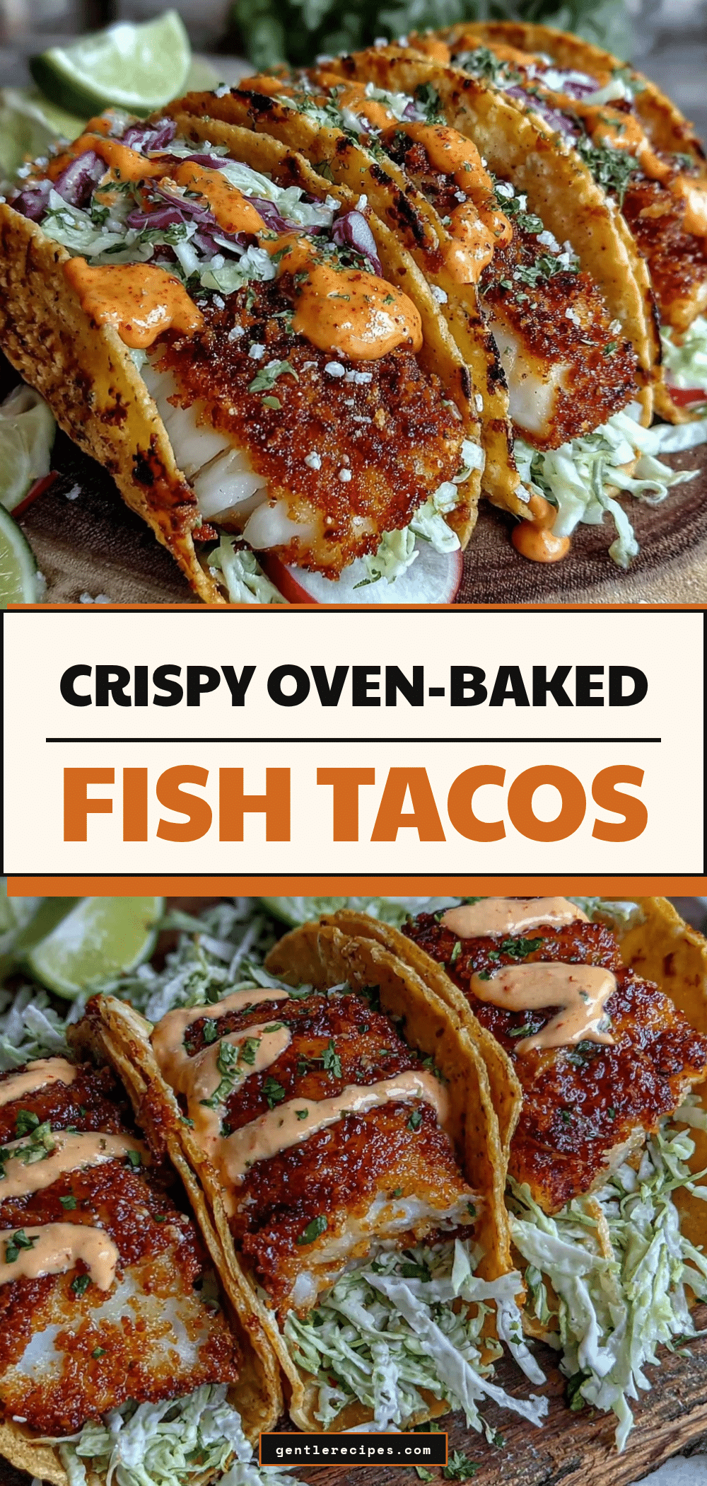 Crispy Oven-Baked Fish Tacos Recipe with Easy Zesty Chipotle Lime Crema 5 crispy oven-baked fish tacos recipe