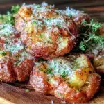 crispy smashed potatoes - featured image