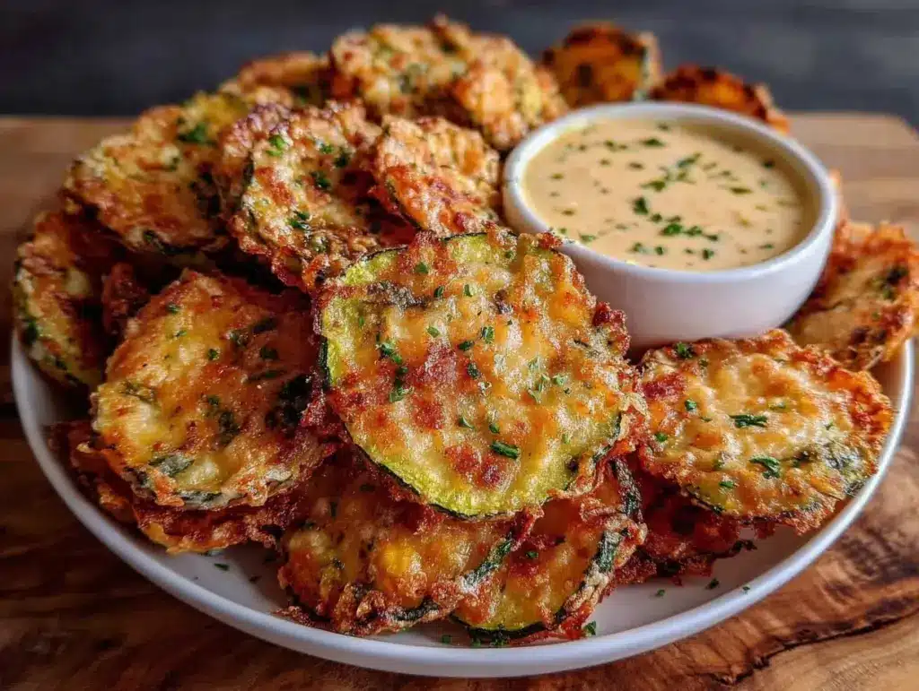 Home 3 extra-crispy zucchini chips - featured image
