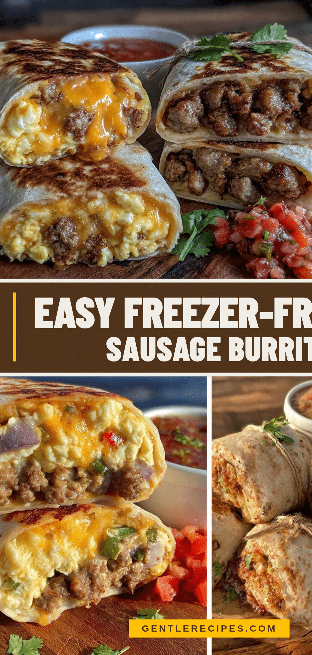 Freezer-Friendly Breakfast Burritos with Sausage Easy 20-Minute Recipe 5 freezer-friendly breakfast burritos with sausage recipe