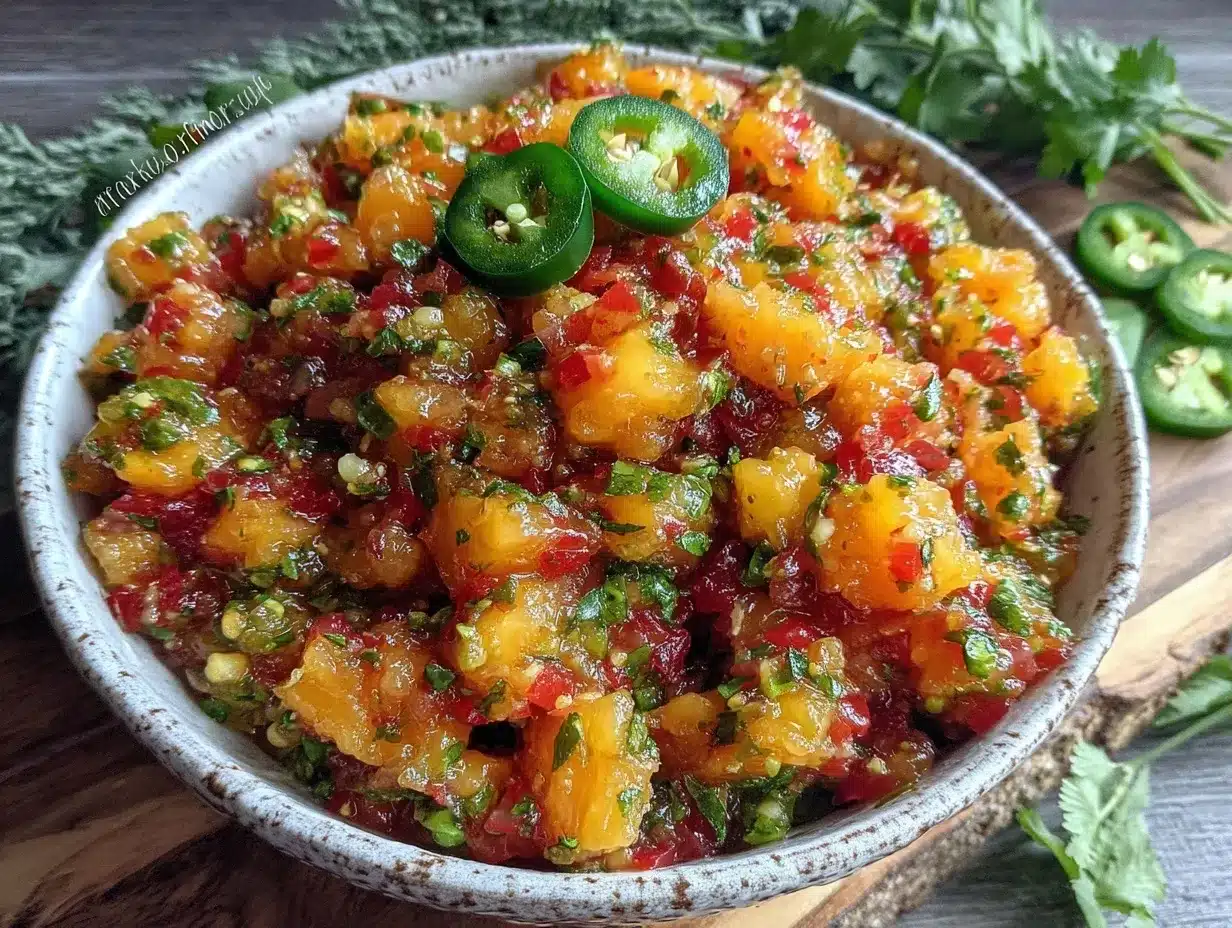 Fresh Peach Salsa Recipe Easy Zesty Jalapeño Salsa for Summer 4 fresh peach salsa preparation steps