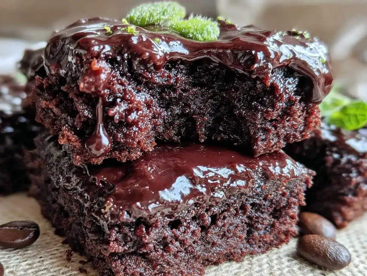 Fudgy Espresso Brownies Recipe Easy Homemade Ganache for Father’s Day 4 fudgy espresso brownies preparation steps
